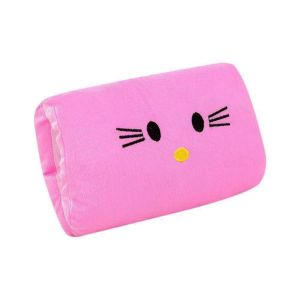 RISEDOT การ์ตูนลายการ์ตูน ของเล่นตุ๊กตาผ้า มื้อกลางวันแบ่ง ที่ดึงมือ แผ่นอุ่นมือ หมอนงีบหลับ หมอนให้ความอบอุ่นมือ