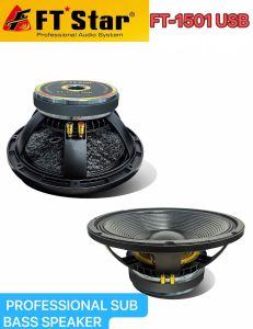 FT STAR SUBWOOFER PROFESSIONAL SPEAKER ALUMINUM BASIN STAND HIGH CAPACITY 1200 WATTS FT-1501SUB