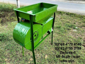 Máy quạt thóc tiêu... chạy điện nhanh sạch chỉ 1 lần