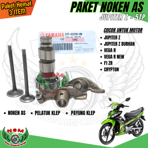 Paket 3 item Noken As Jupiter z + Pelatuk klep + seal klep Jupiter Burhan / Vega r /f1zr /vega r new
