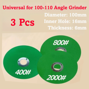 DYRWBK168 3pcs Ultra-Fine Sharpening Grinding Wheel Hard Grinding Wear-Resistant Fine Grinding Wheel Practical Durable Polishing Disc Angle Grinder