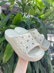Dép Lê sầu riêng cross  đế cao nữ siêu nhẹ dép đi biển - Pb310