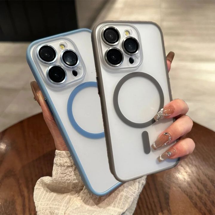 HOCE With Lens Flim Phone Cases For iPhone 15 14 13 12 Pro Max