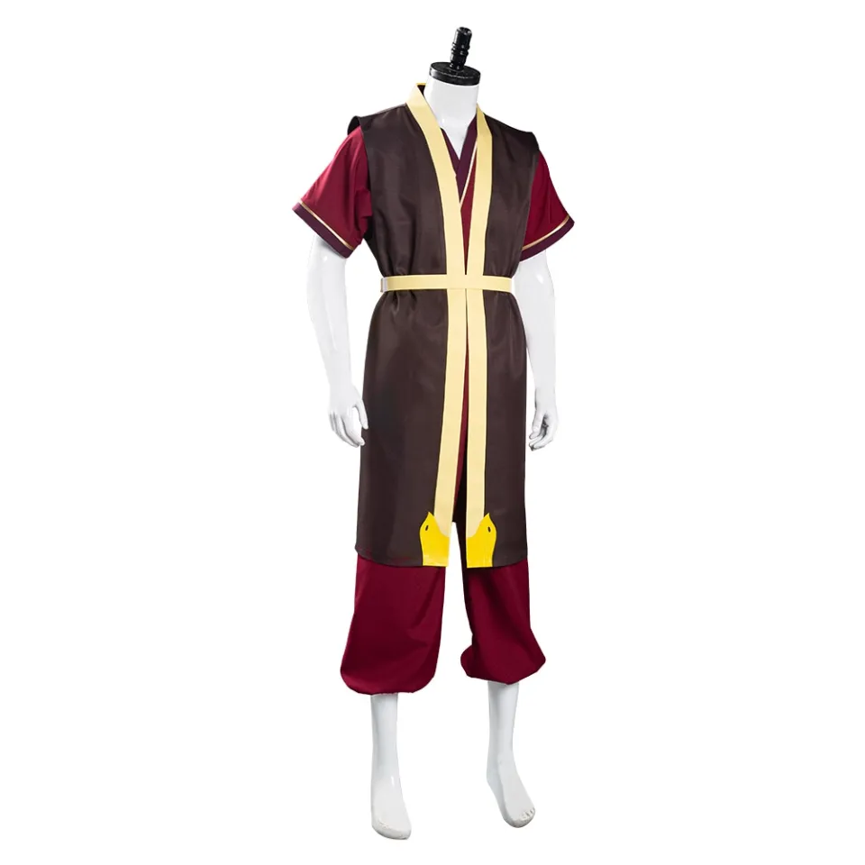 Toph bengfang Avatar: The Last Airbender Cosplay Costume Vest Pants Ou –  Au.cosplayplaza