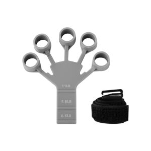 Suolaer Silicone Hand Gripper Finger Grip Finger Trainer Exerciser Hand Strengthener 6.6/8.8/11/13/17/21LB