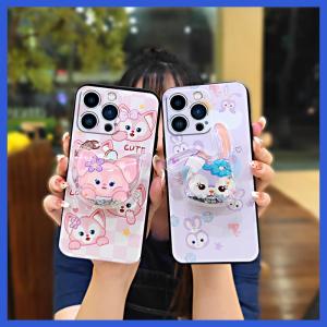 Soft Case Dirt-resistant Phone Case For Blackview A100 Cartoon Phone lens protection Rotatable stand Fashion Design TPU