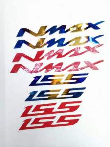 NMAX 155 2 tone color emblem stainless thailand made (one pair)