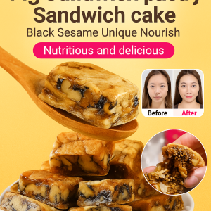 Fig And Walnut Black Sesame Pie Black Sesame Walnut Nut Pie Healthy And Nourishing Snack