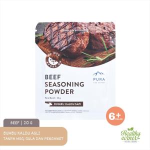 PURA Seasoning Kaldu Sapi Asli Non MSG Kaldu MPASI 20g