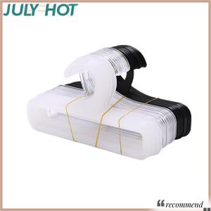 [JULYHOT] 10ชิ้นไม้แขวนเสื้ออเนกประสงค์ทำจากโลหะสำหรับแขวนผ้าพันคอ