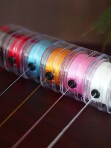 1卷100米 弹力线 串珠 水晶绳 Elastic Thread Crystal Thread 高弹水晶线 串手链 佛珠 弹力绳 穿手链皮筋手串绳穿珠子玛瑙琥珀串珠绳手链线扁型佛珠水晶弹力线。。。