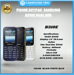 SAMSUNG B105E keypad Phone Original Backup Cellphone Dual-SIM