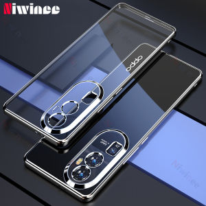 For OPPO Reno 11 10 10 Pro Plus + 5G Reno 11 Pro 5G 11F 5G Phone Case New Protective Cover All-inclusive Lens Anti-fall Transparent Silicone Shell Soft Tide Brand Mens and Womens Creative Light Luxury Ultra-thin