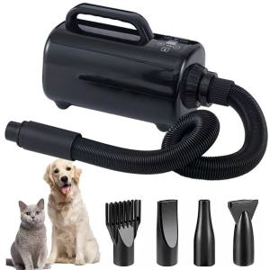 KEGEMA 2800W Pet Dryer Blower 2-Speed Adjustable High Power Dog Cat Hair Dryer with Accessories for Pet Grooming