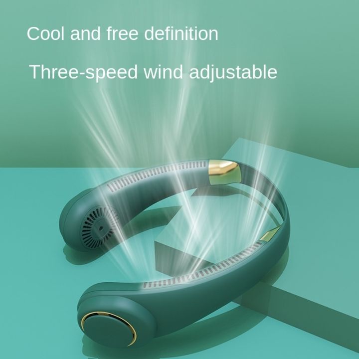 【HOT】 Mini Neck Fan Portable Bladeless USB Fans for Ventilador Portatil