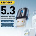 Essager Mini Multi functional Supports Windows 8.1/10/11 Free Drivers Compatible with Mouse/Keyboard/Gaming Board/Speaker/Earphones Adapter Suitable for Mobie Tablets, Mobile Phones, Laptops Bluetooth 5.3. 