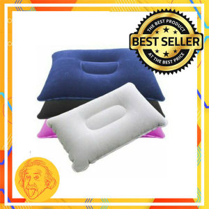 Bantal Tiup Angin Portable Lembut Nyaman Travel Inflatable Air Relaxing Pillow by Einstein-Store