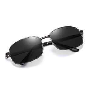 【GIAUSA】Shades Sunglasses for Men Polarized Driver Rider Fishing Anti Rad UV Protection Metal Square Adult Summer Sun Glasses Original for Men Style Branded Sale Trend Fashion Eyeglass Gift S52