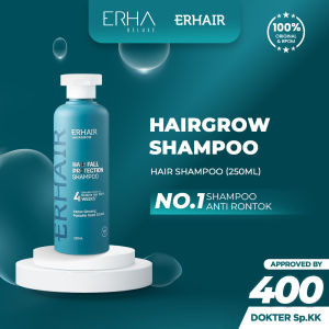 ERHA ERHAIR Shampoo Penumbuh Rambut Rontok Hairgrow 250ml - Ekstrak Ginseng / Teruji Klinis