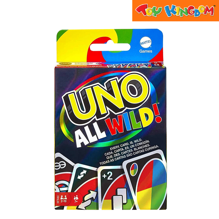 Uno Juego de Cartas Now With Customizable Wild Cards