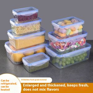 SEA JJT Modern Large Capacity Food Storage Containers Set for Kitchen Refrigerator