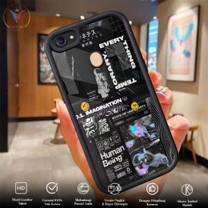 Case Premium Compatible For OPPO F5 F5YOUTH Motif PCKT Casing Softcase Glossy Anti Jamur