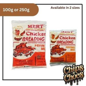 Mert Chicken Breading Mix 100g/250g | Crispy Coating for Fried Chicken Fish Mojos Potato Wedges & Tempura | All-Purpose Seasoned Batter Mix for Home Cooking and Snacks