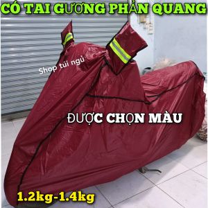 Áo Trùm Phủ Xe Máy Tay Ga Vải Dù Dày Chống Mưa Nắng Nóng xe