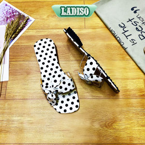 Dép quai ngang nữ LADISO họa tiết chấm bi siêu dễ thương TT319