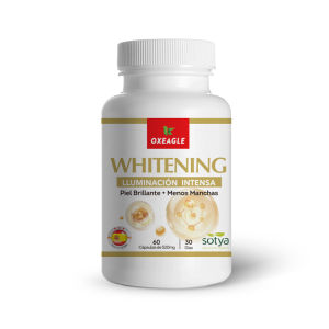 【Oxeagle】4X Intensive Whitening Supplement 60s - Advanced Dark Spot Remover & Sun Damage Repair | Potent Glutathione + Resveratrol for Fair & Flawless Skin Glow | Professional Skin Brightener Pills | Made in Spain