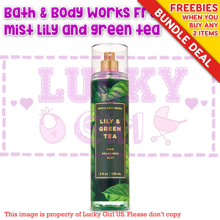 Bath Body Works Fine Fragrance Mist Lily Green Tea Perfume