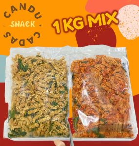 ( 1KG ) MIE GULUNG ORIGINAL PEDAS MIX DAUN JERUK KHAS BANDUNG