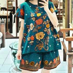 BISA COD | SETELAN BLUSE RENDA BORDIR | LUMBUNG BATIK | BATIK UNGGULAN | BAJU TIDUR TERBARU | BAJU WANITA TERBARU 2020