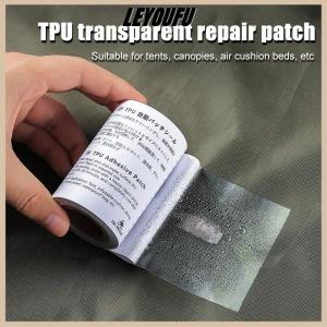 LEYOUFU Tpu Transparent Repair Patch Tent Repair Tape Leak Repair Patch Waterproof Repair Patch