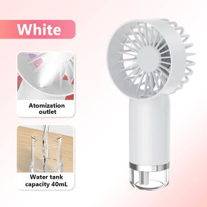 Handheld spray fan. Portable hydration mini rechargeable handheld fan aromatherapy spray fan