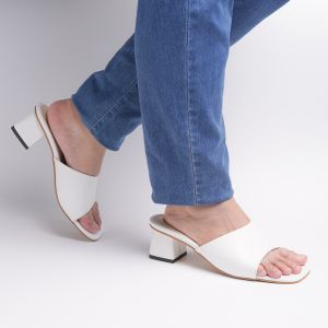 Zavatu Sandal Hak Tahu 5cm Big Size Jumbo ZVT 174 Putih