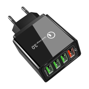 5V 3A 15W Mobile Phone Charging Block Brick 4 Port USB Charging Adapter Phone Power Plug Wall Mobile Charger