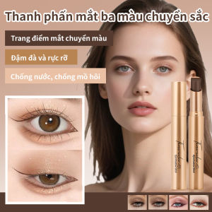 Phấn mắt dạng thỏi ba màu ánh ngọc trai chuyển sắc