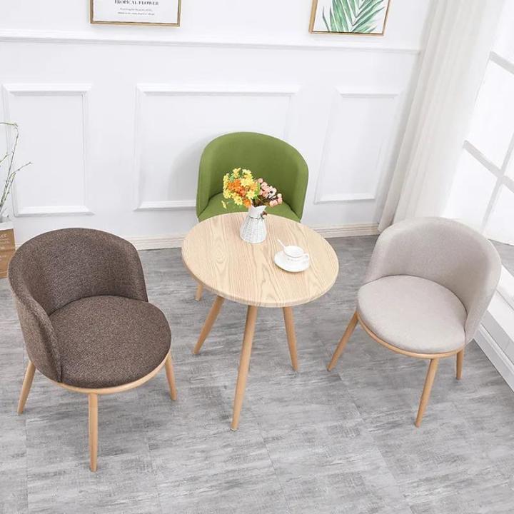 Melo Living Nordic Coffee Table Set Metal frame wood design )1