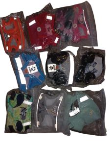 1-6pcs XS/S/M/L Vest leash Pet dog Cat Preloved Random Design Vest Leash Set