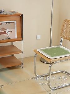 Taste LIFE.my Chair Seat Cushion Ice Silk Cooling Breathable Non Slip Soft Cartoon Pattern Office Home Dining Chair Pad