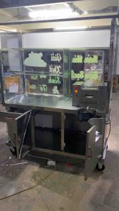 Xe đẩy bán nước mía siêu sạch pro kim cương 12 bạc đạn kết hợp trà sữa nước ép TNC 0937.272.899