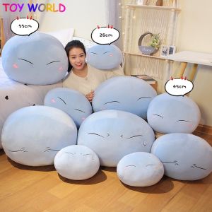 28/45/55cm Cartoon Rimuru Tempest Plush Toys Anime That Time I Got Reincarnated As A Slime Rimuru Tempest Stuffed Soft Pillow Toy gift for Kids