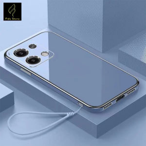 Soft Case Xiaomi Redmi Note 13 5G / Redmi Note 13 Pro 5G / Redmi K70E Luxury Plating Ring Holder Casing Silicone Stand Back Cover