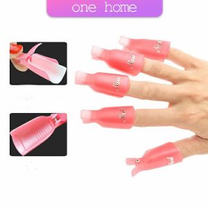 ตัวหนีบนิ้วแช่น้ำยาล้าง ถอดเล็บเจล ตัวหนีบนิ้วแช่น้ำยาล้าง 1 ชุด มี10ชิ้น