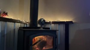 พัดลมเตาผิงแบบอุณหพลศาสตร์พลังลมแรงเตาฟืนกลางแจ้งในครัวเรือนเงียบเตาแก๊สและเครื่องวัดอุณหภูมิ