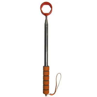 Extendable Telescopic Golf Ball Retriever Two-Sided Adjustable Stainless Ball Grabber Unbreakable Rounded Head Golf Ball Pick Up Tool Golf Accessories