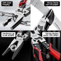 TOP NO.1 Tang Potong Kabel Multifungsi 9 in 1 Super Tajam, Tang Kawat Alat Pemotong Kawat, Tang Kombinasi Multifungsi, Tang Multifungsi Bongkar Pasang. 
