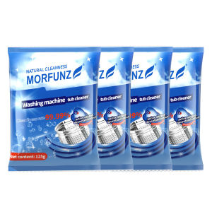 AMZBEAR ผงล้างถังเครื่องซักผ้า ผงขจัดตะกรัน ล้างถังซักเครื่องซักผ้าต้านเชื้อแบคทีเรีย ผงขจัดตะกรัน 125g