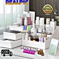 PROMO (BISA COD) Rak Hias Kosmetik Mini / Rak Kosmetik / Makeup Storage / Kotak Penyimpanan Skincare / Tempat Kosmetik / Rak Alat Tulis. 